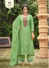 Saanvi By Woodee Rayon Ladies Kurti With Bottom Dupatta Wholesale Market In Surat
